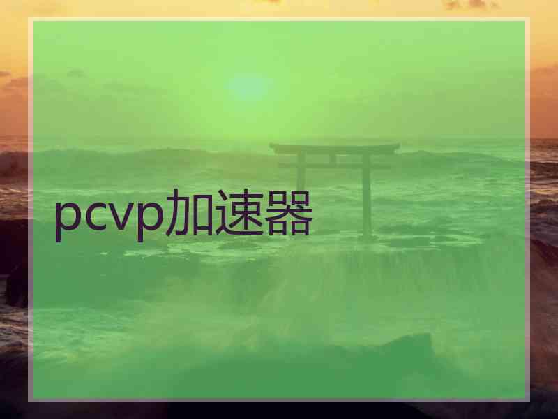 pcvp加速器