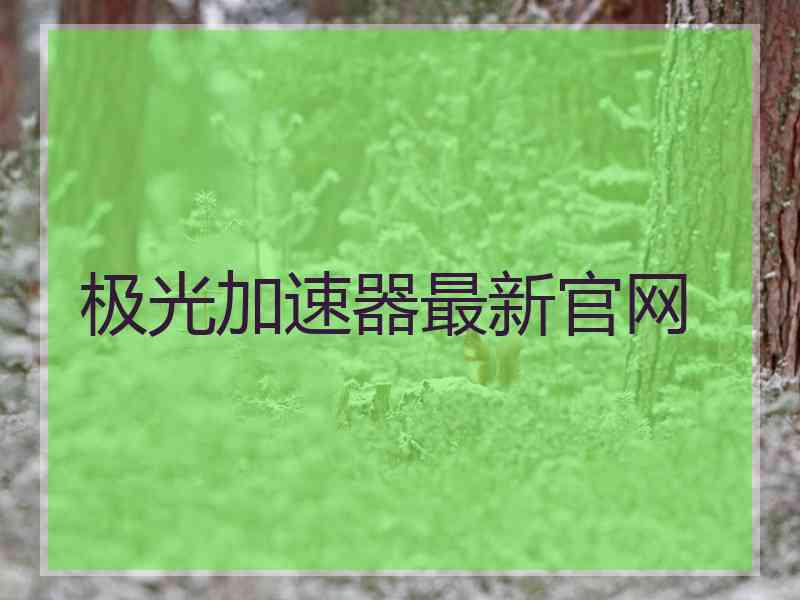 极光加速器最新官网