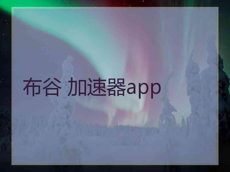 布谷 加速器app