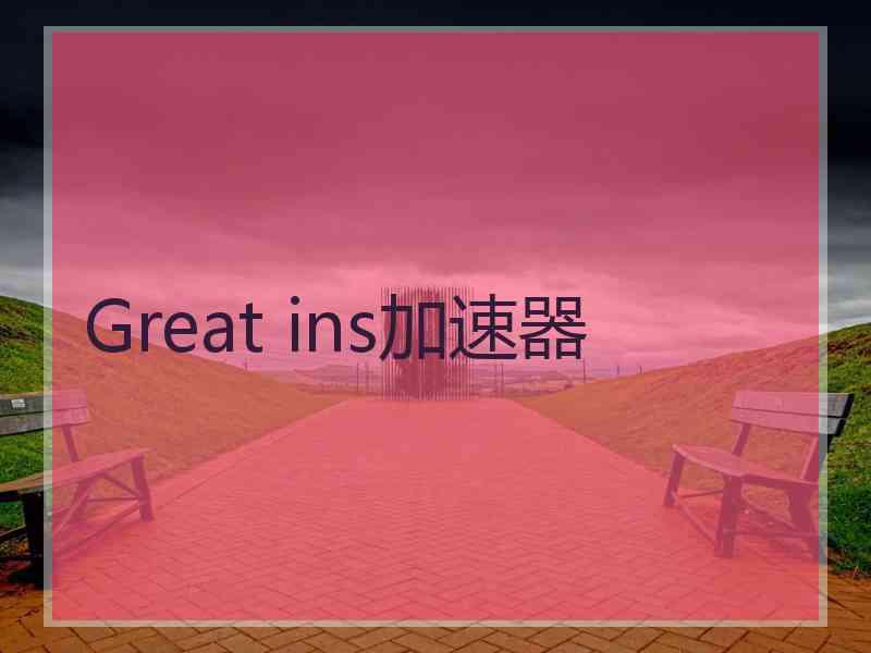 Great ins加速器