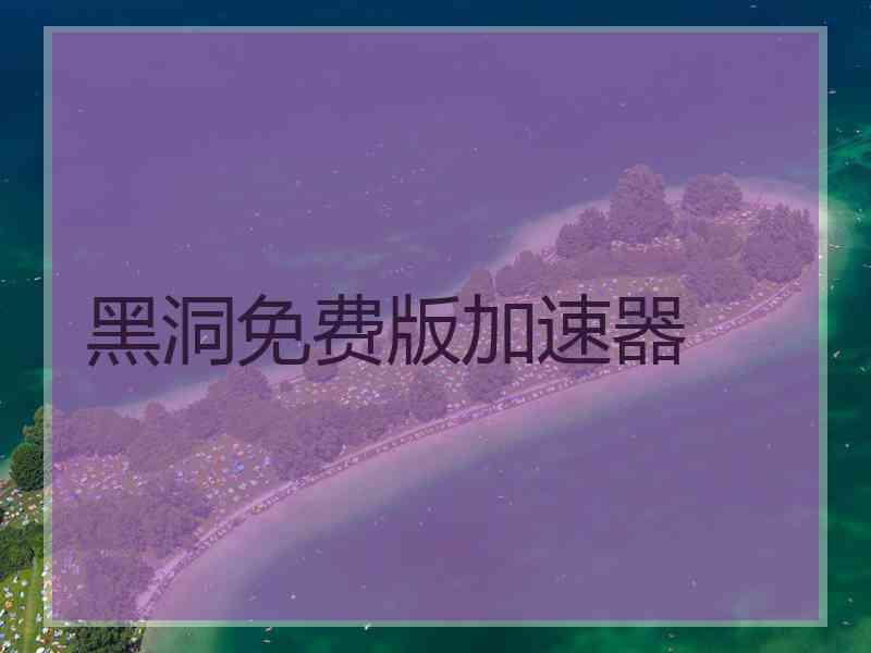 黑洞免费版加速器