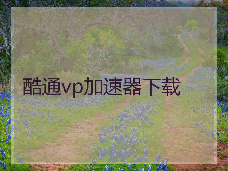 酷通vp加速器下载