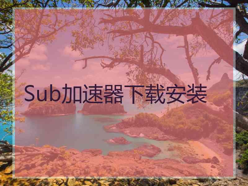 Sub加速器下载安装